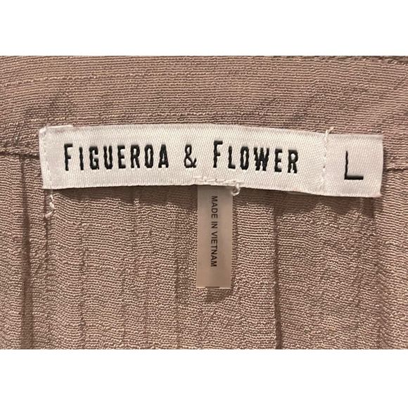FIGUEROA AND FLOWER Long Sleeve Embroidered Multicolor Floral Blouse - Picture 3 of 5